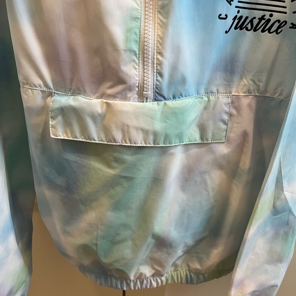 Justice size 12 overhead lightweight wind breaker - Picture 11 of 12